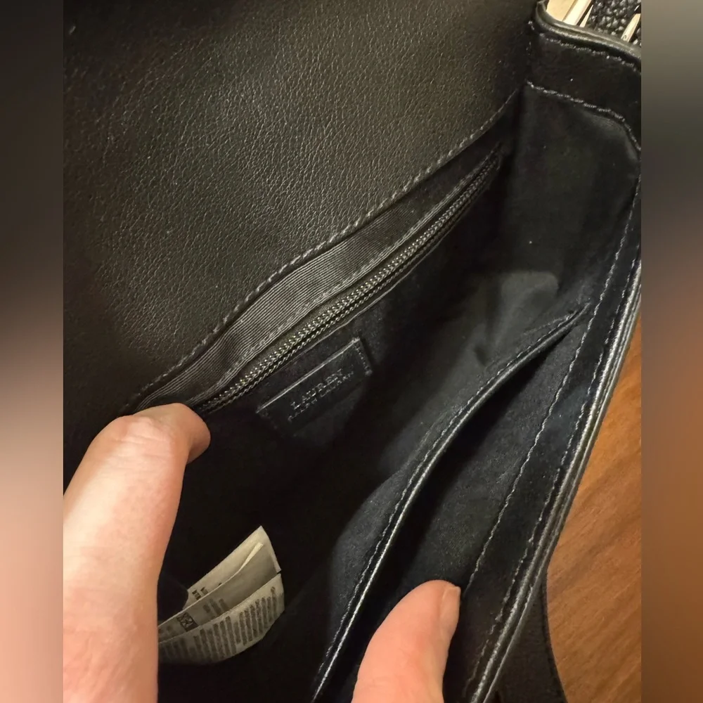 Ralph Lauren Addie Leather Crossbody Bag - Picture 10 of 12